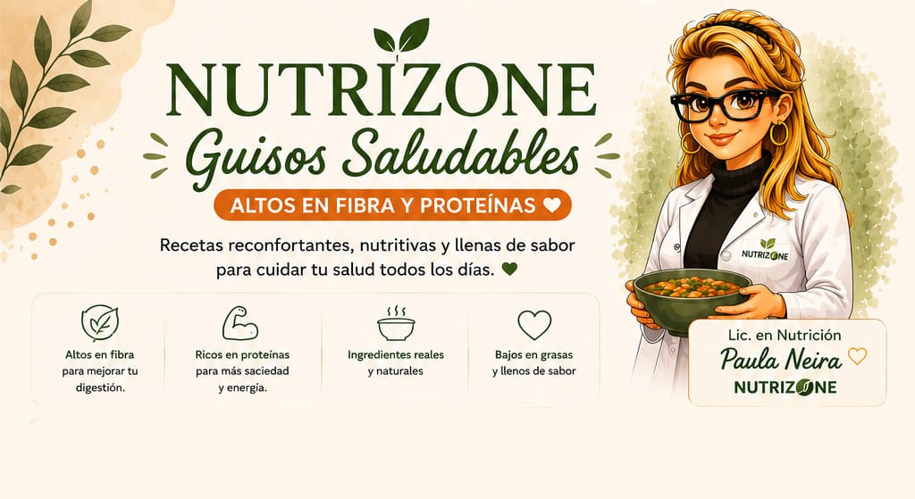 Guisos Saludables (Altos en fibra y proteínas)