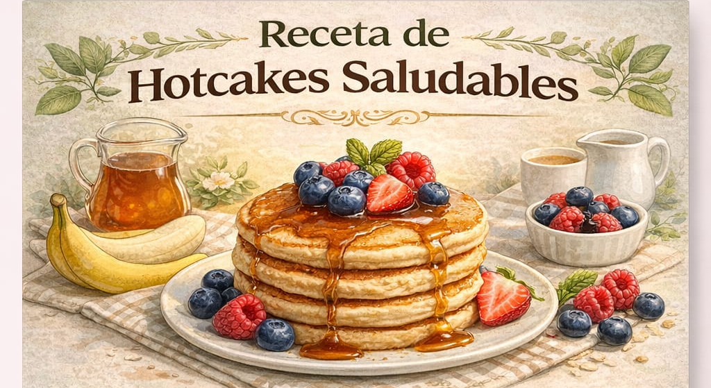 Hotcakes Saludables (Receta de Hotcakes Saludables)