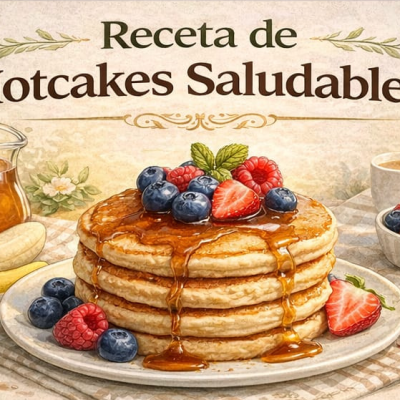 Hotcakes Saludables (Receta de Hotcakes Saludables)